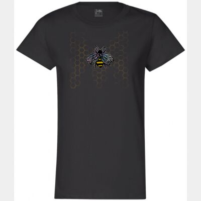 M-BeeLIEVABLE Ladies Crew T-Shirt Thumbnail